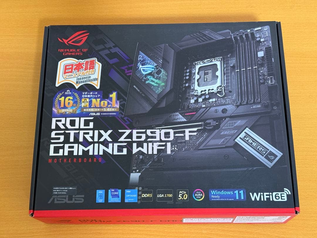 ROG STRIX Z690-F GAMING WIFI マザーボード