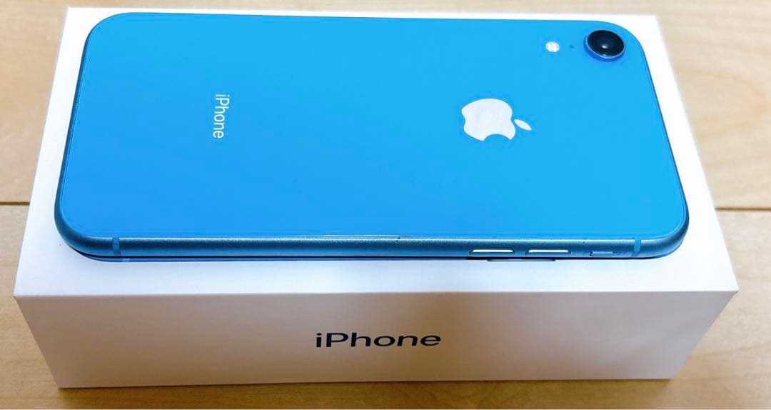 傷有り⚠︎送料込み◎匿名配送◎ iPhone XR 256GB ブルー 付属品あり