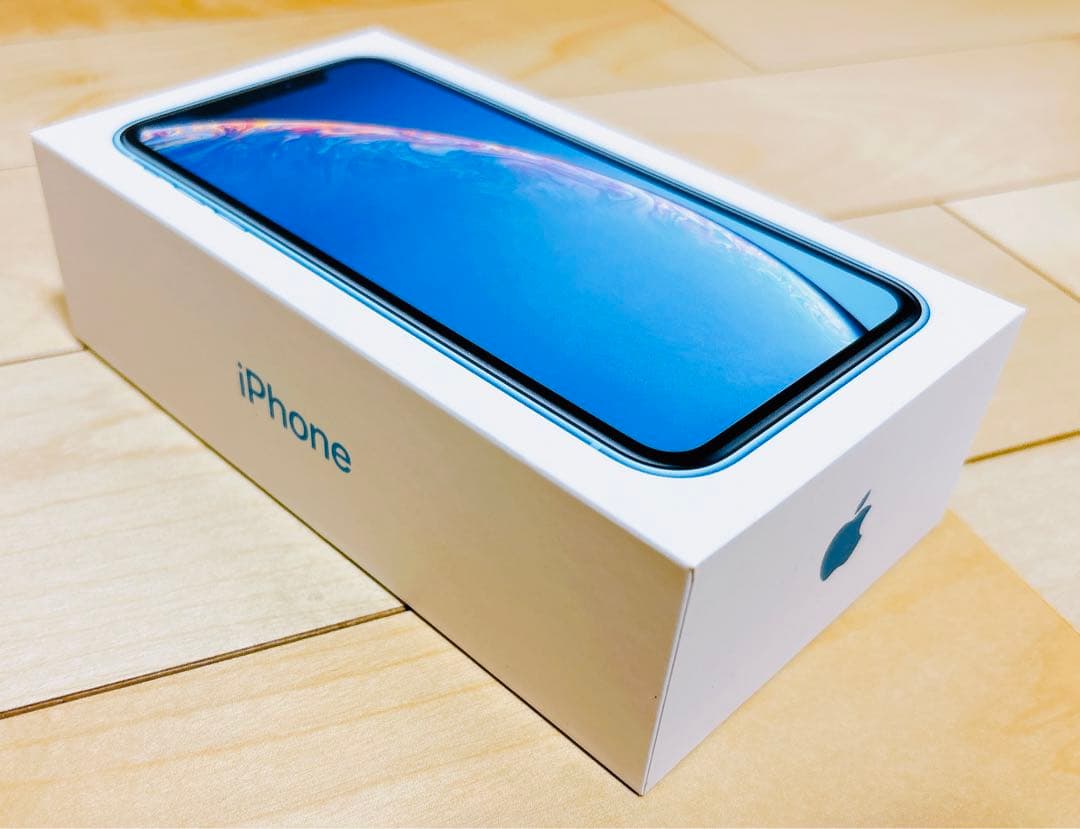 傷有り⚠︎送料込み◎匿名配送◎ iPhone XR 256GB ブルー 付属品あり