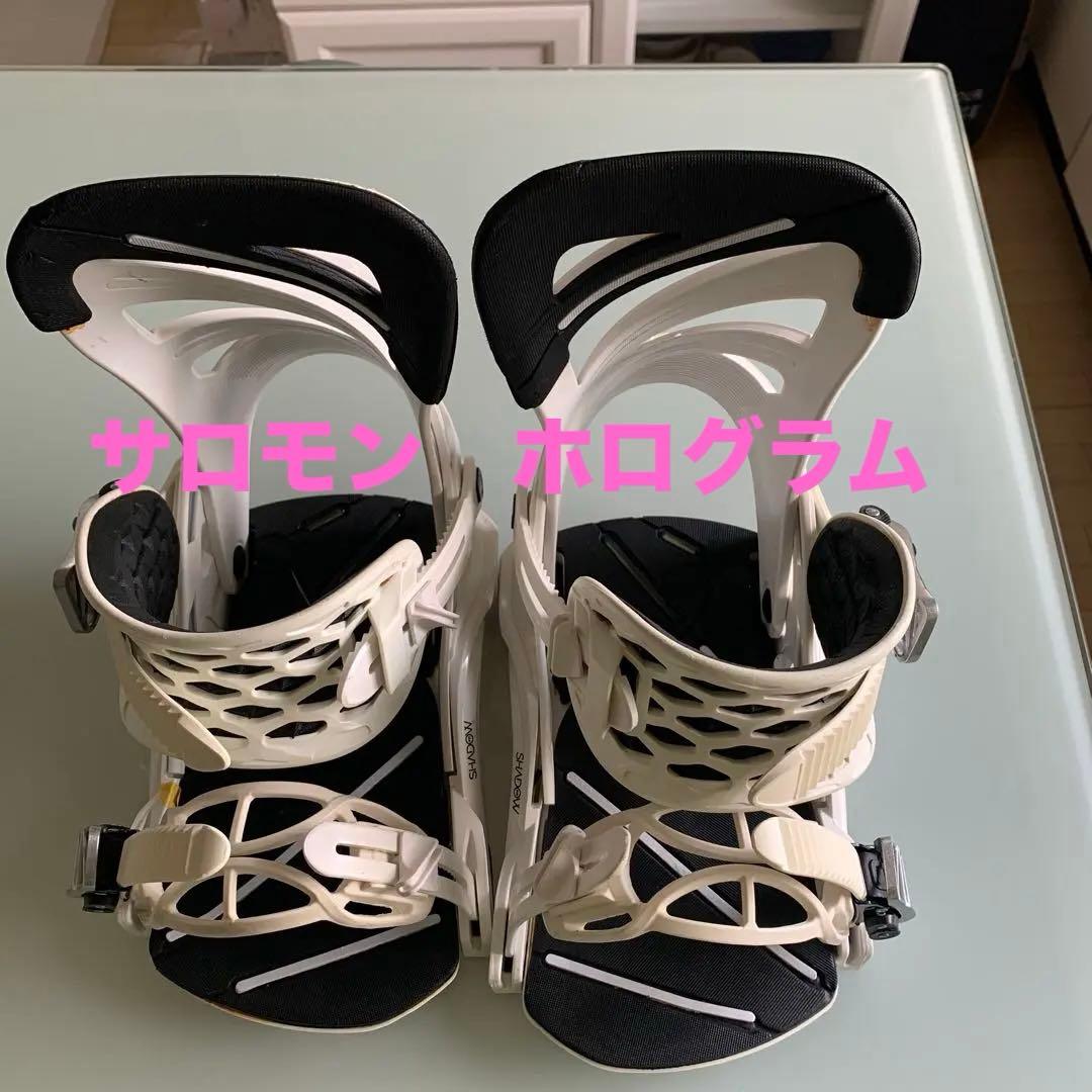 サロモン　Hologram スノーボード ビンディング M ホワイト