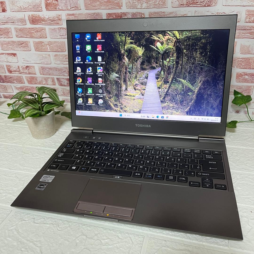 ★中古東芝SSD128GB★R632/H i5-3337U ノートパソコン371