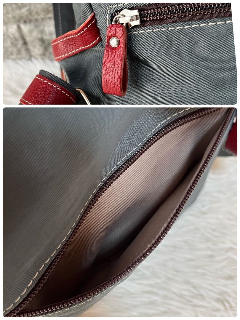 【新品未使用】ジェノヴァ　イマイバッグ　レザー　ナイロン　バックパック　リュック