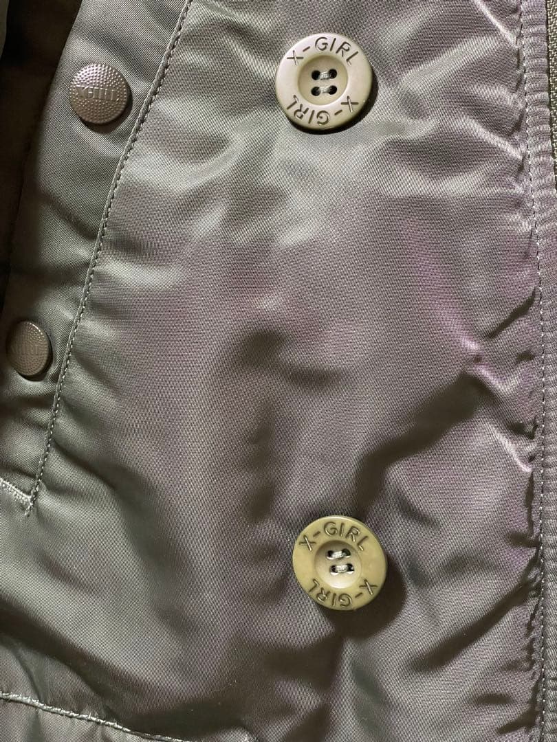 美品　ミリタリージャケット M オリーブ　X-girl×ALPHA N3-B