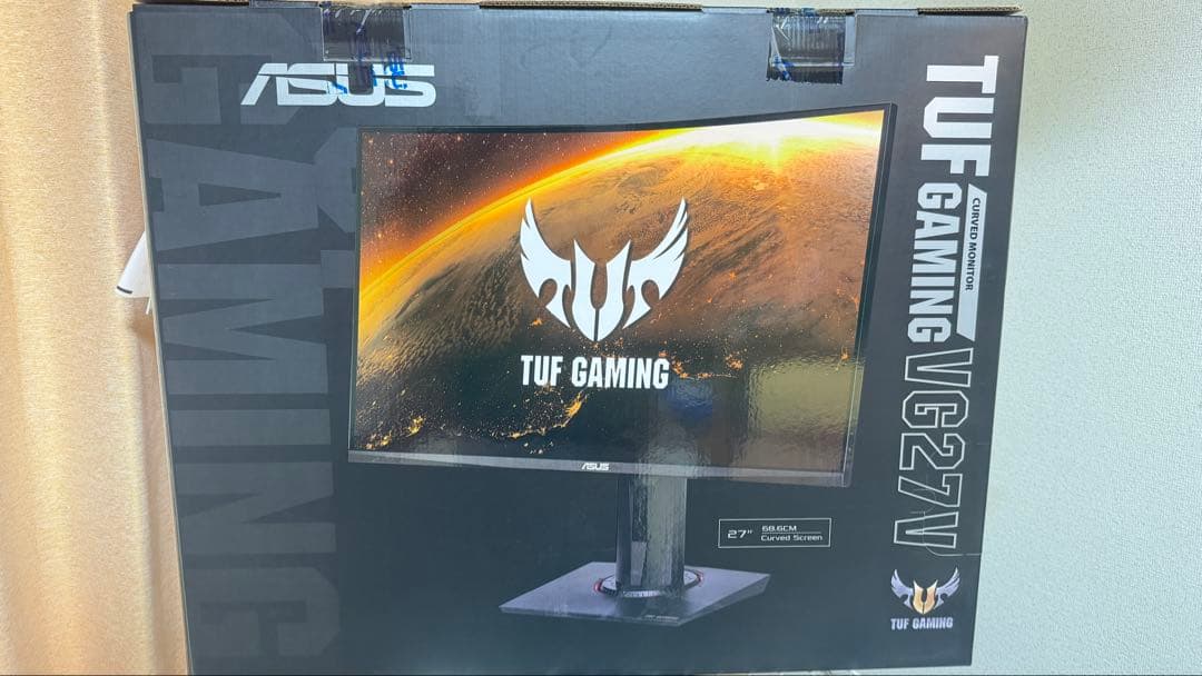 ASUS TUF GAMING VG27VQ カーブモニター 27インチ