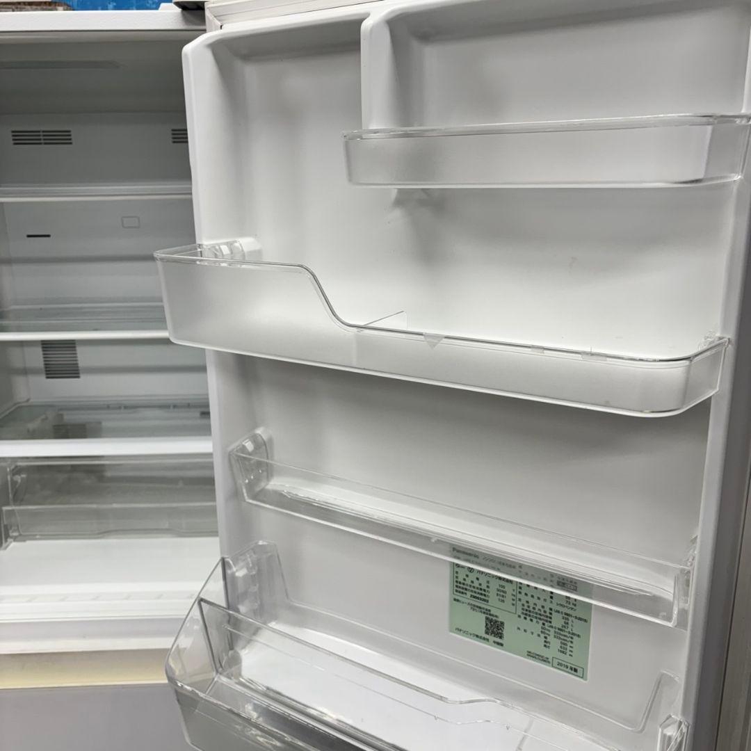 441 冷蔵庫　大型　300L～400L　ガラストップ　自動製氷機　美品　右開き