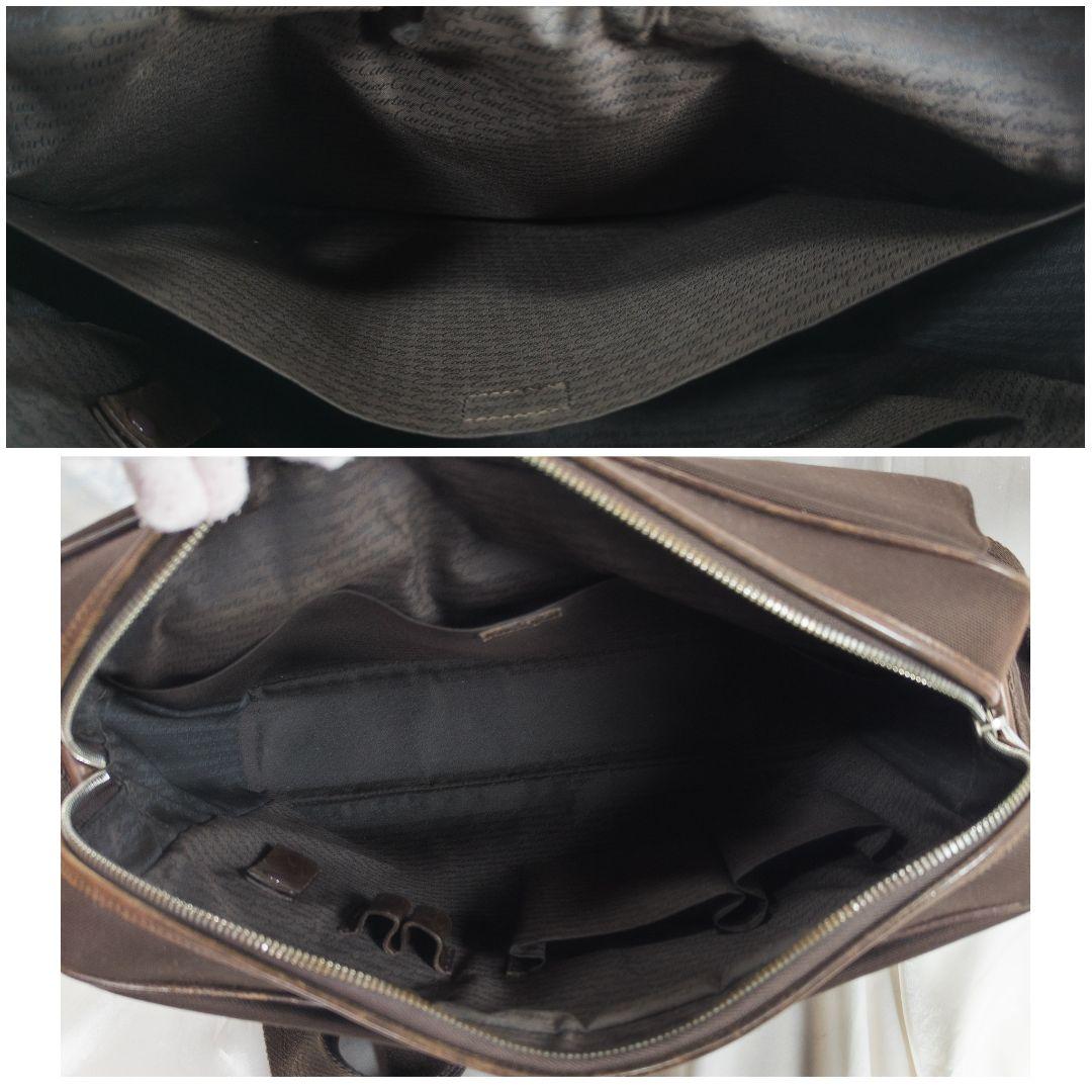 【美品】 カルティ サントス メッセンジャーバッグ ブラウン