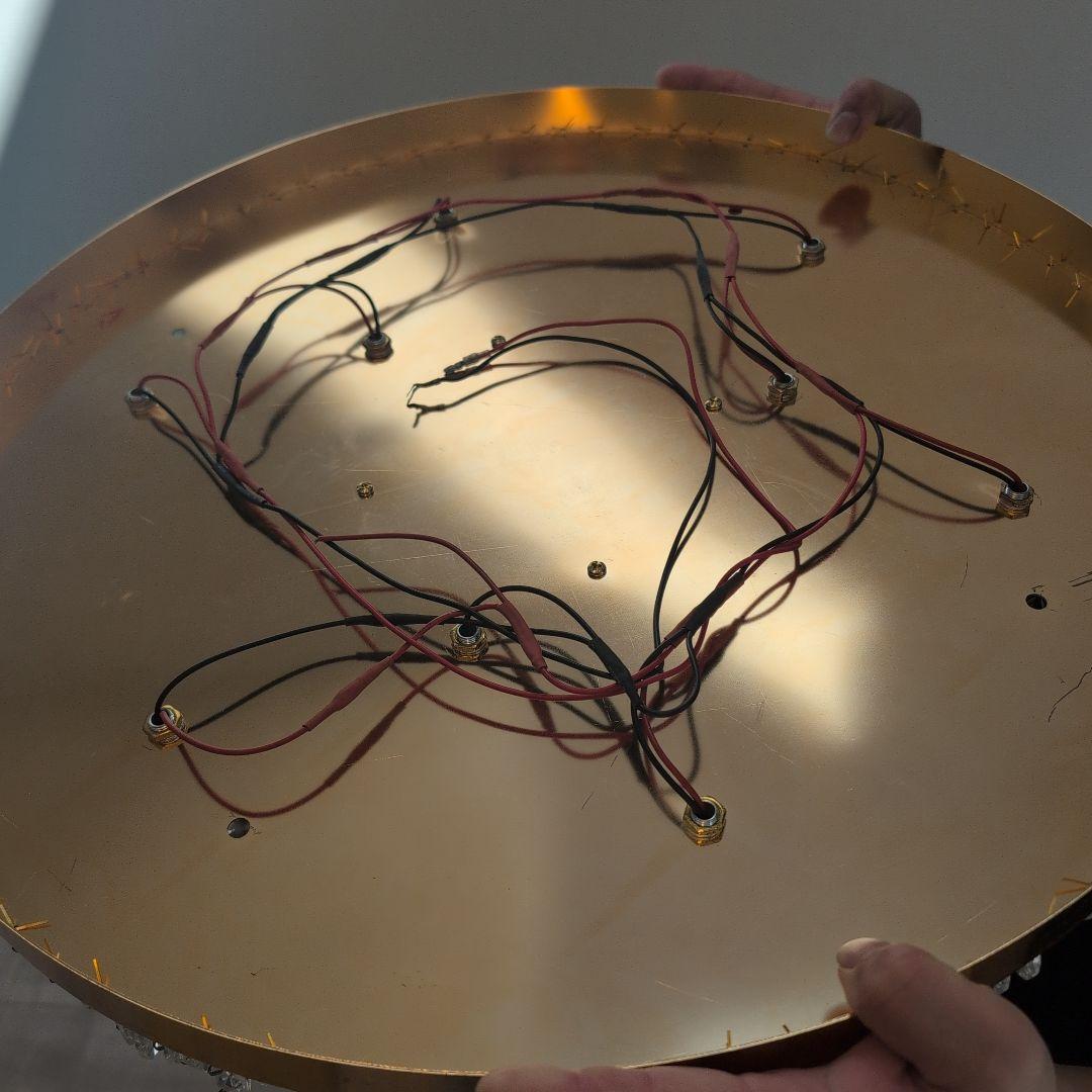 クリスタルシャンデリア ゴールド