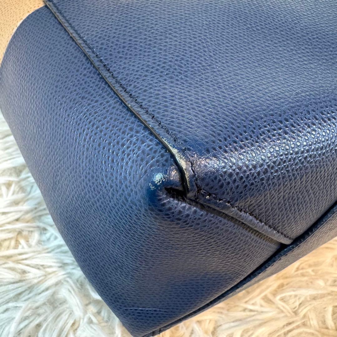 大人気✨セリーヌ バーティカルカバ スモール 2way レザー バイカラー