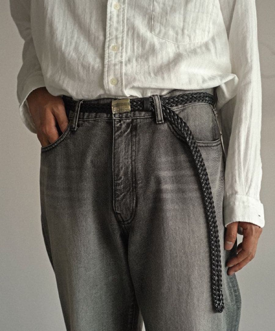 た*ご様 shiun SLIDE BUCKLE MESH BELT