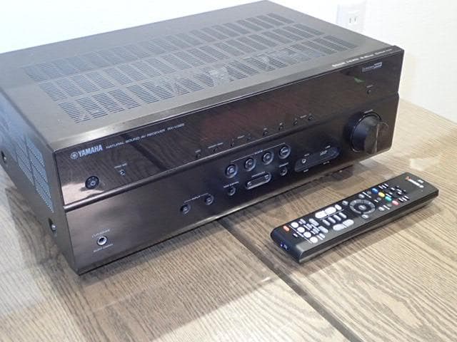 YAMAHA　AVアンプ　RX-V385　新品リモコン付き・快調・超美品