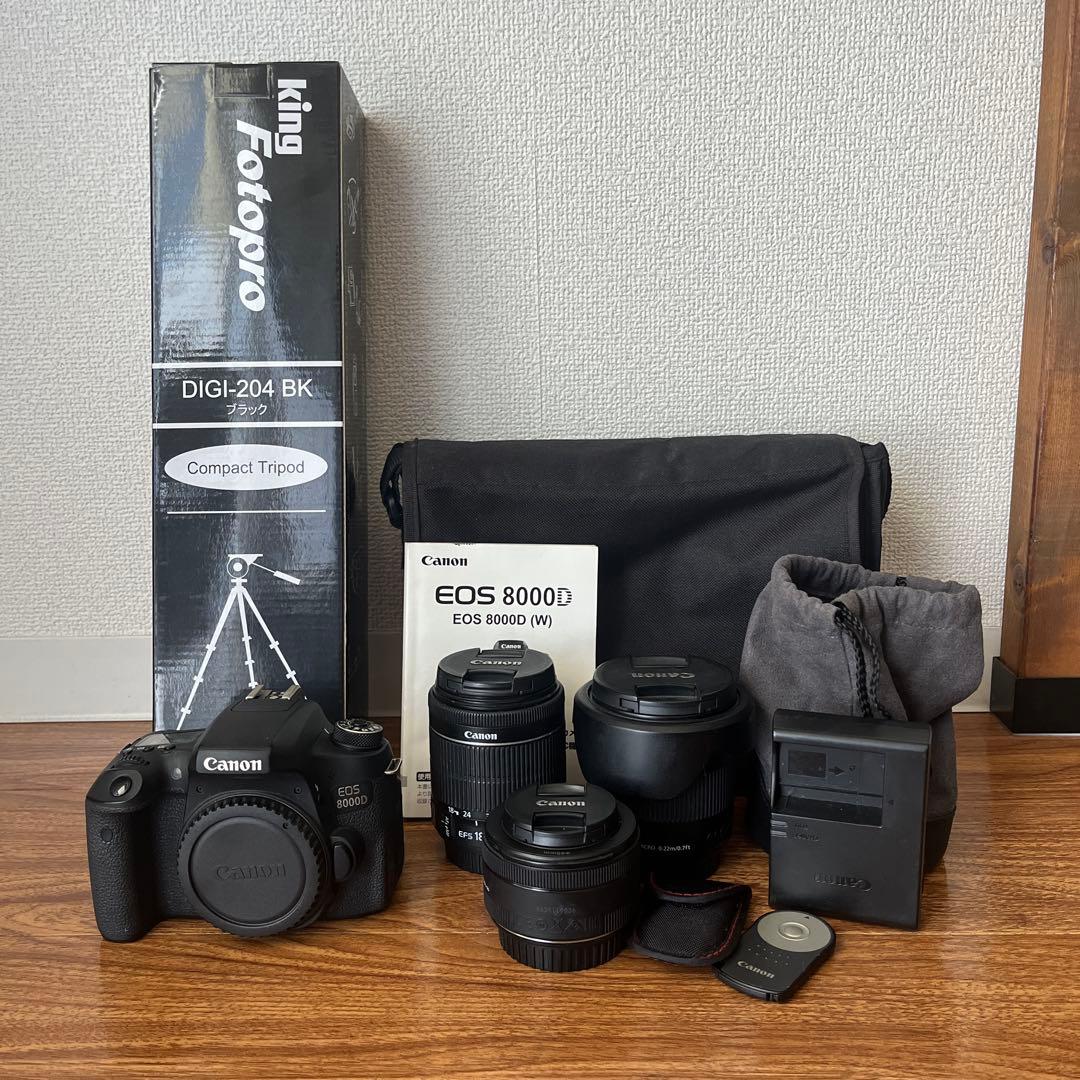 Canon EOS 8000D レンズ3本セット