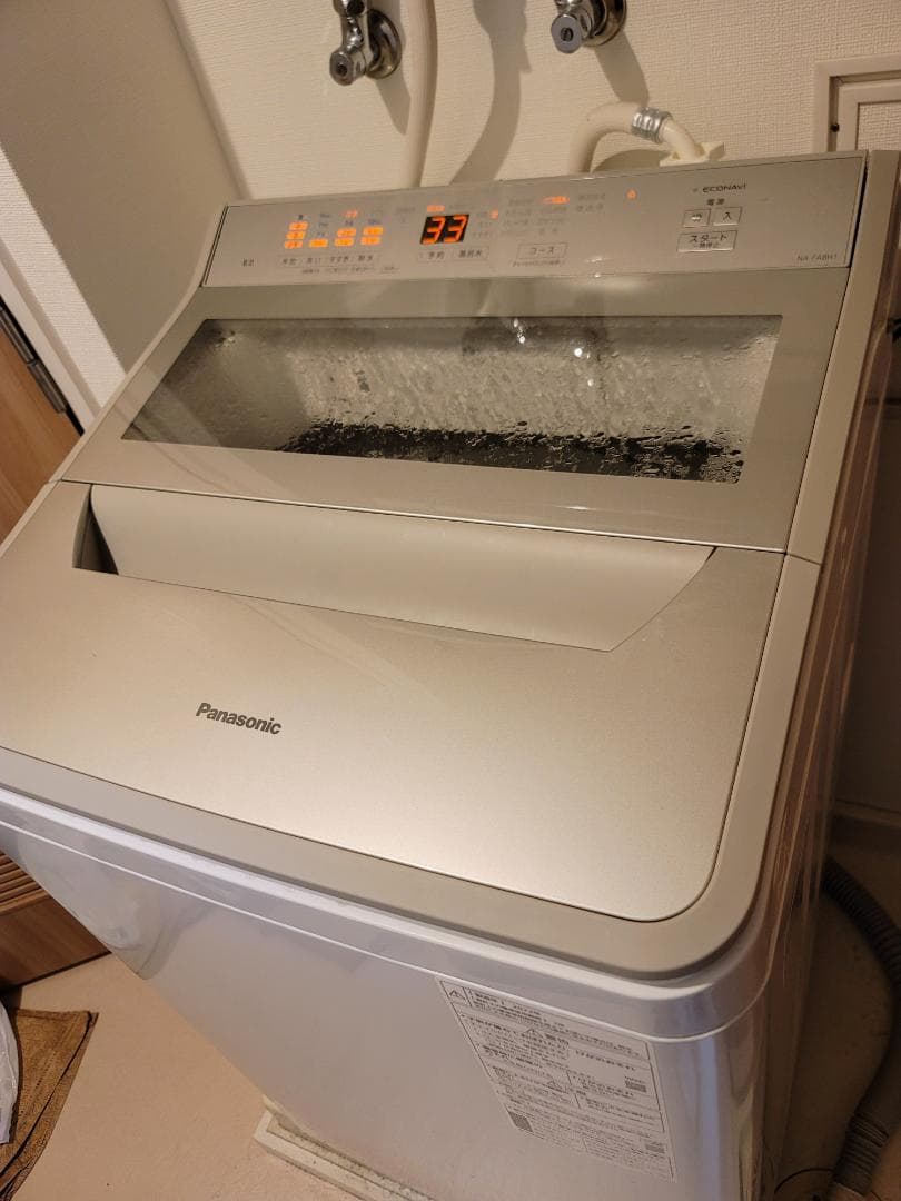 【値下げ】Panasonic NA-FA8H1 8KG 2022年製 美品