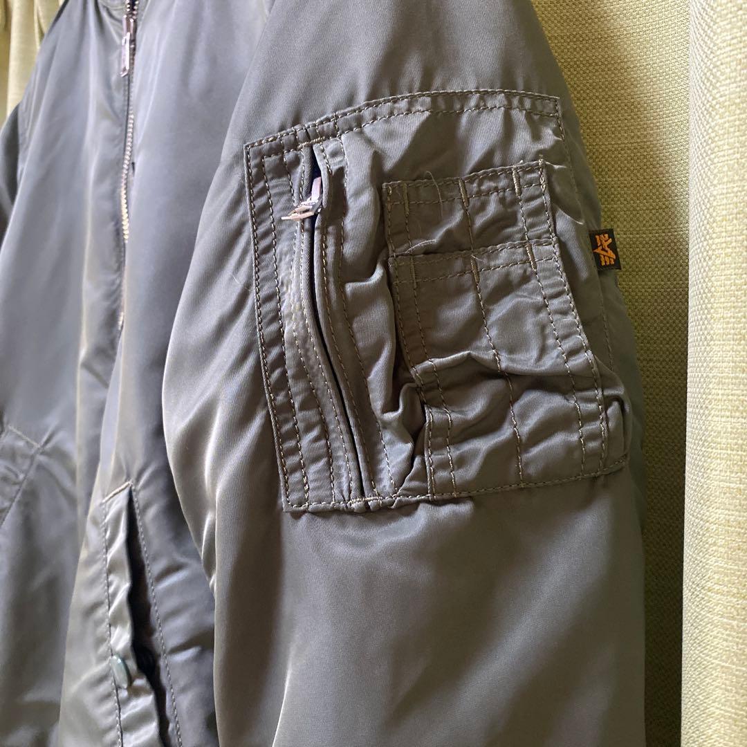 ALPHA リバーシブル スカジャン MA-1 龍 刺繍