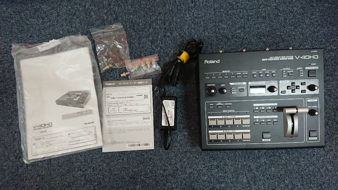 Roland V-40HD VJ機材 （市場参考価格総額400,000）