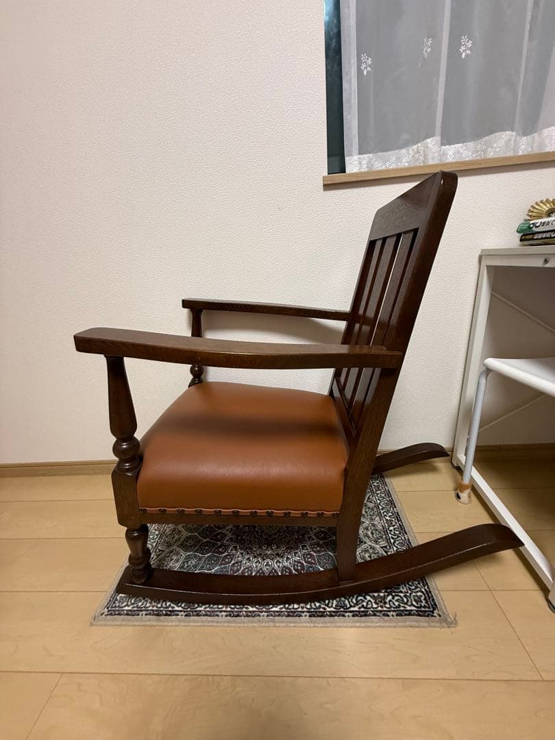 木製ロッキングチェア 美品