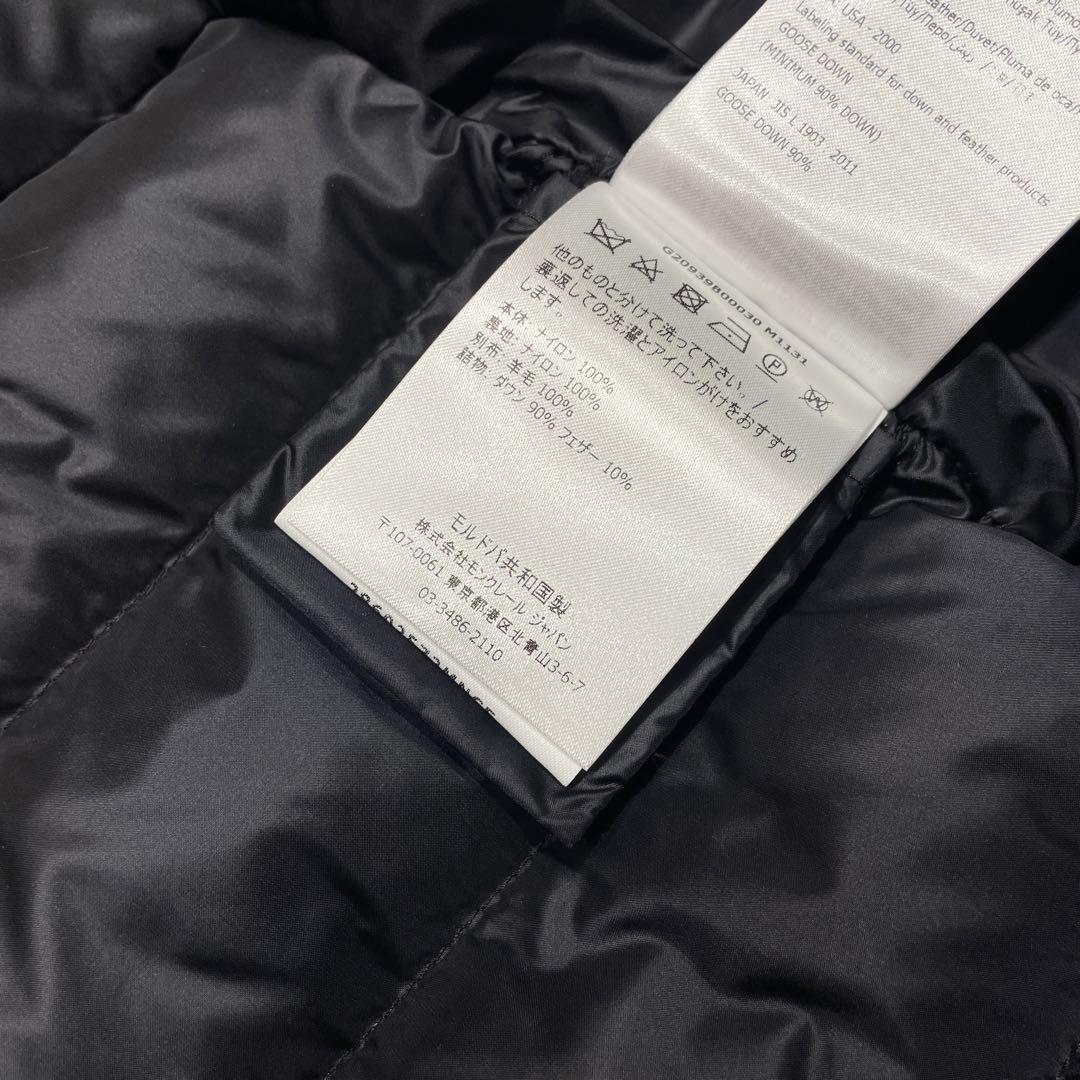 【国内正規品】MONCLER 銀座店購入 レディース ニットダウン ブラックXS