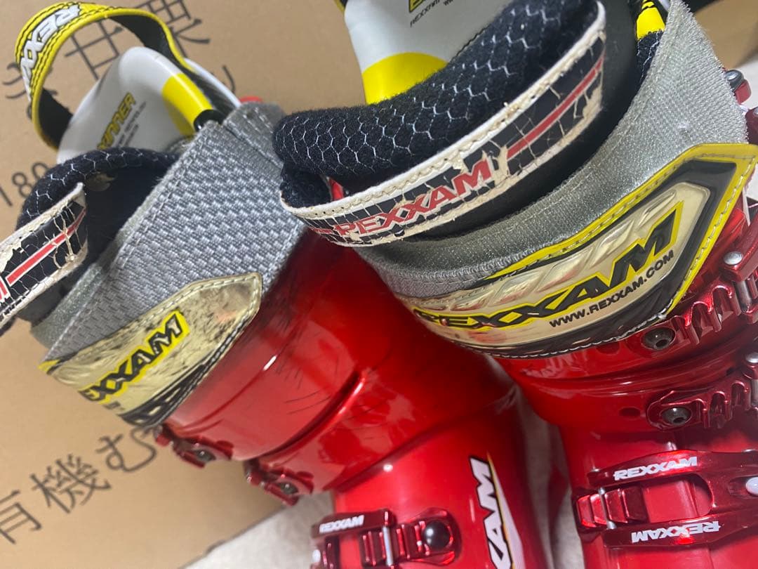 b×bショートスキー　99cm ブーツレグザム24cmショートスキーセット中古