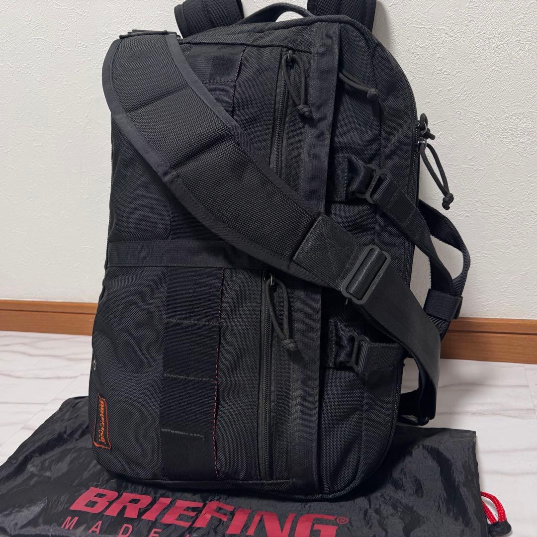 保存袋付✨ブリーフィング C3ライナー 3wayビジネスバッグ リュック PC黒
