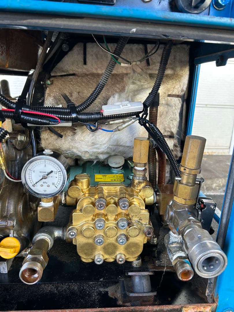 ★ツルミHPJ-5ESM高圧洗浄機防音ガン・高圧ホース・給排水ホースセット