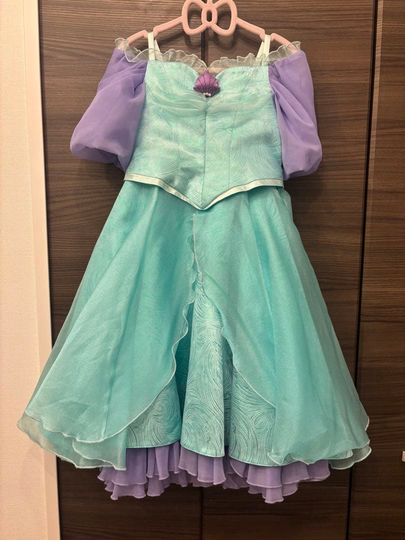 ディズニー♡ビビディバビディブティック公式♡アリエルドレス♡110美品♡