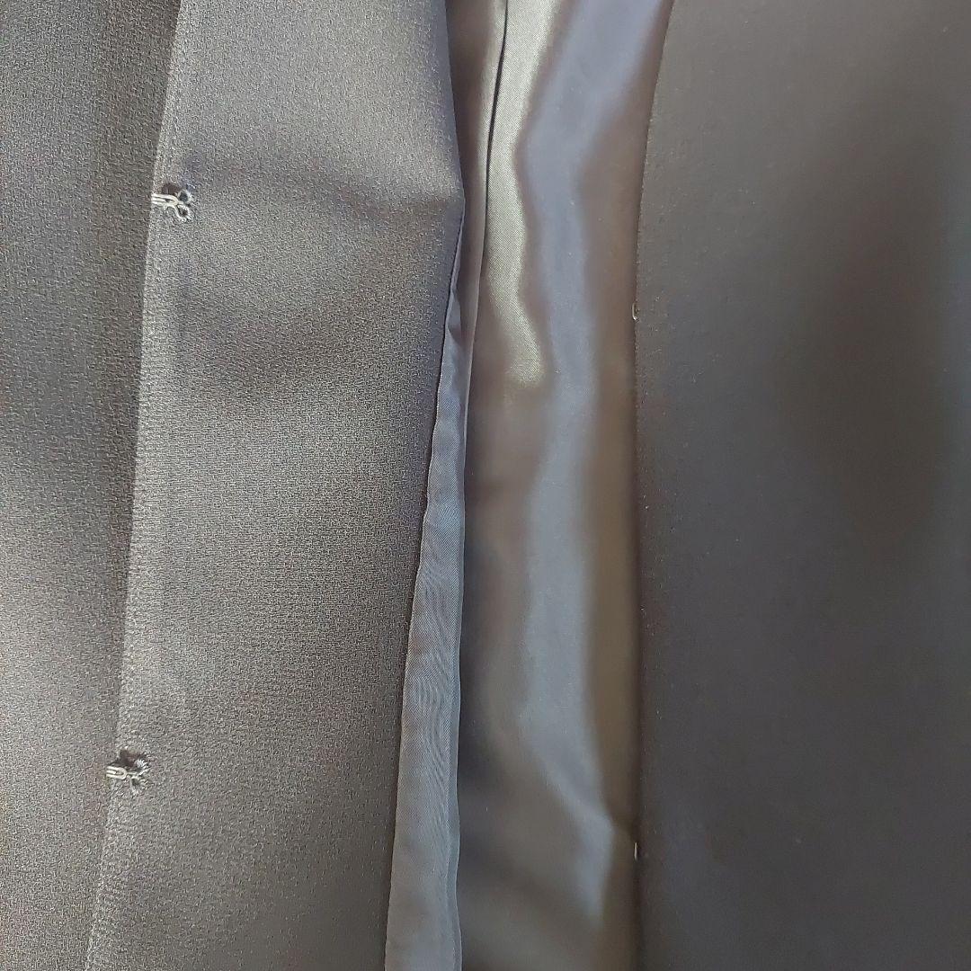 シマウマ　ブラックフォーマル13号ロング丈スカート