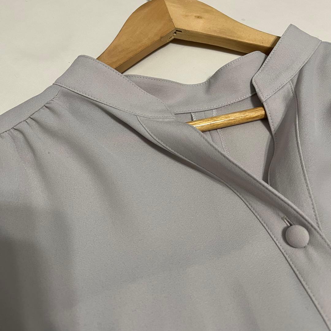 ADORE ライトジョーゼットギャザーブラウス