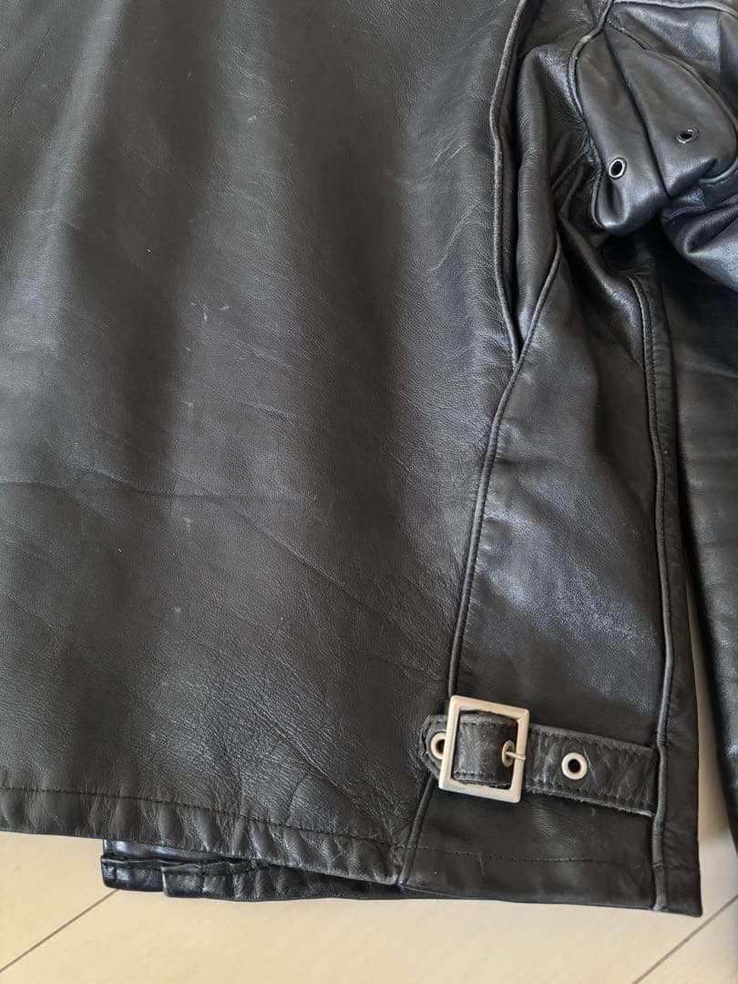 schott レザーシングルライダース 141型 40 【クリーニング済】