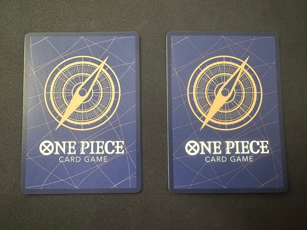 【ワンピースカード】　モンキー・D・ルフィ　ポートガス・D・エース　コミパラ