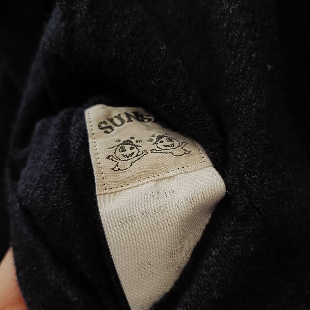 sunsea 21aw shrinkage ネイビー