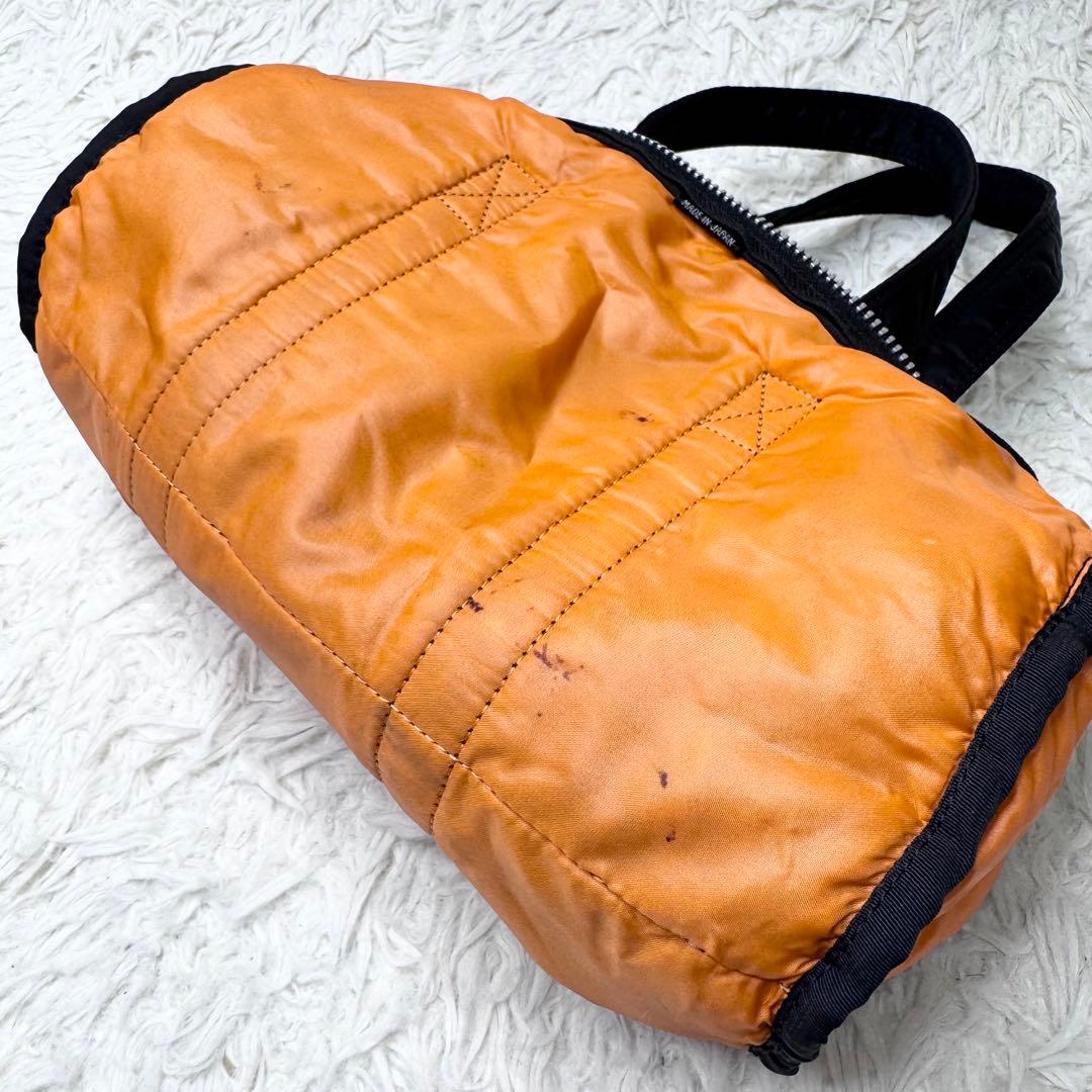 【訳あり人生】PORTER タンカー ミニボストンバッグ ブラック