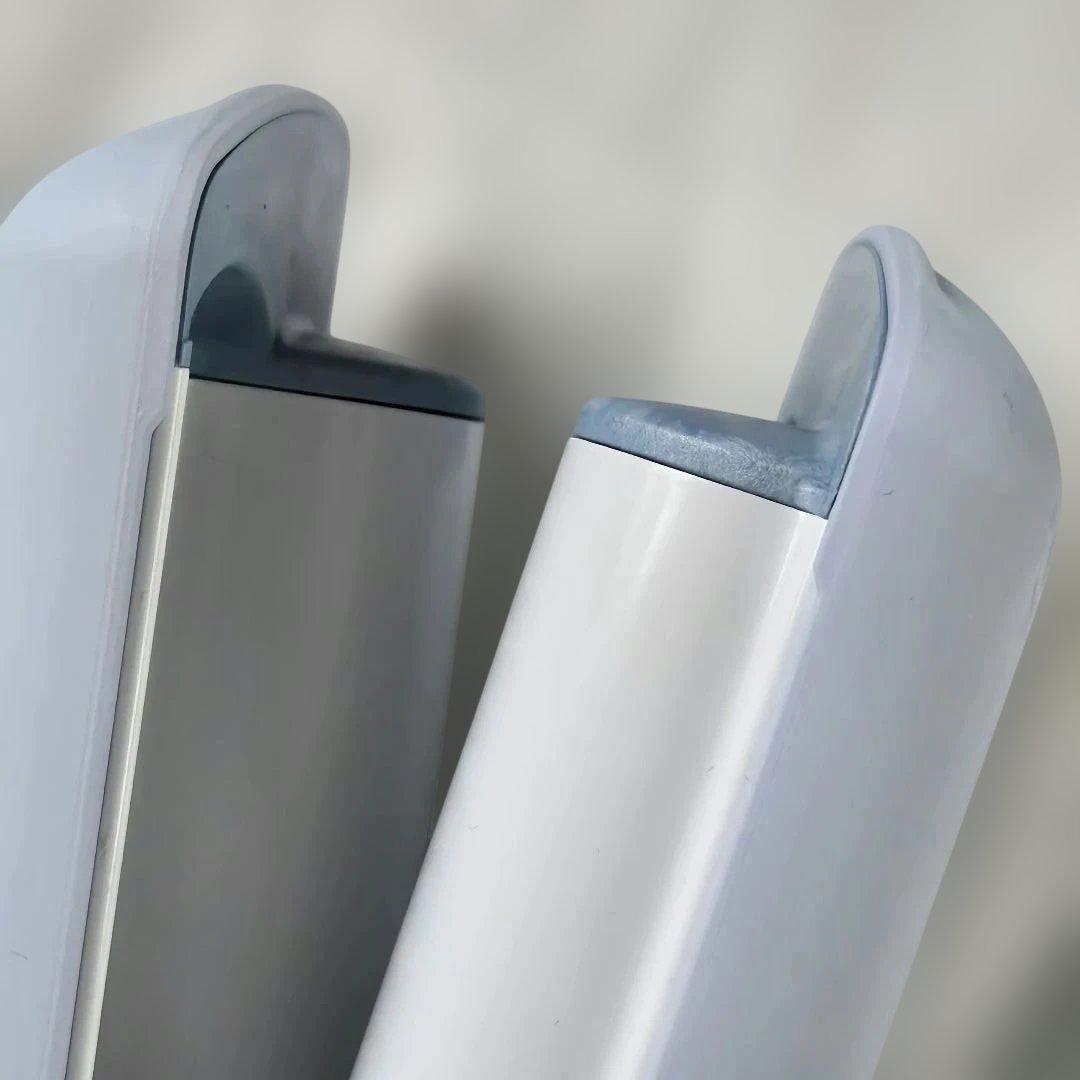 トリプルフローウェーブアイロン40mmクリーミーブルー コテ ヘアアイロン 韓国