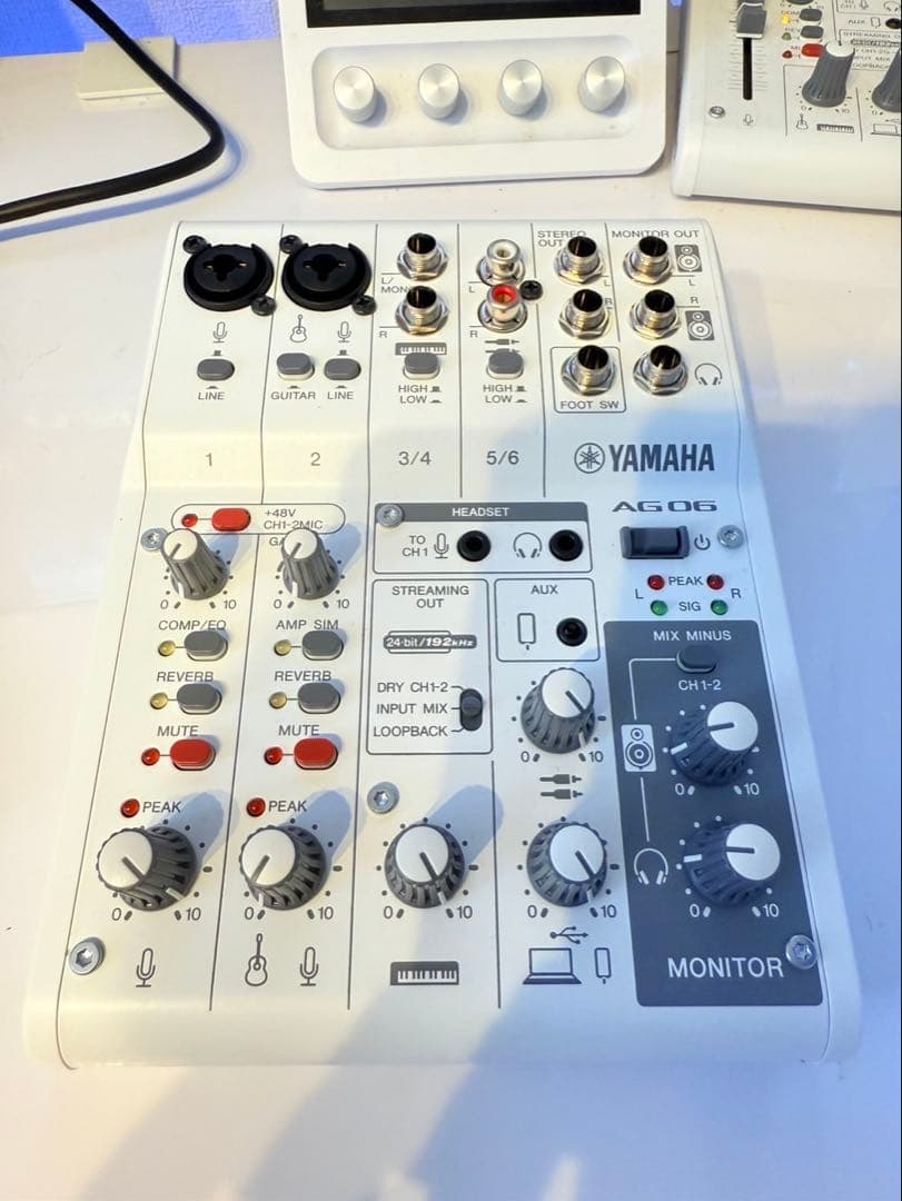 【極美品】YAMAHA AG06 MK2 オーディオインターフェイス