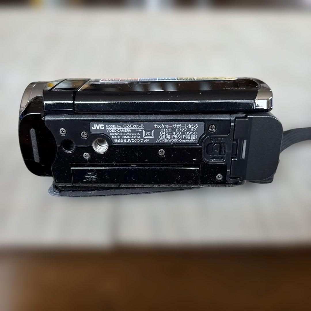 ビデオカメラ JVC GZ-E265 フルHD 動作確認済 充電器、バッテリー付