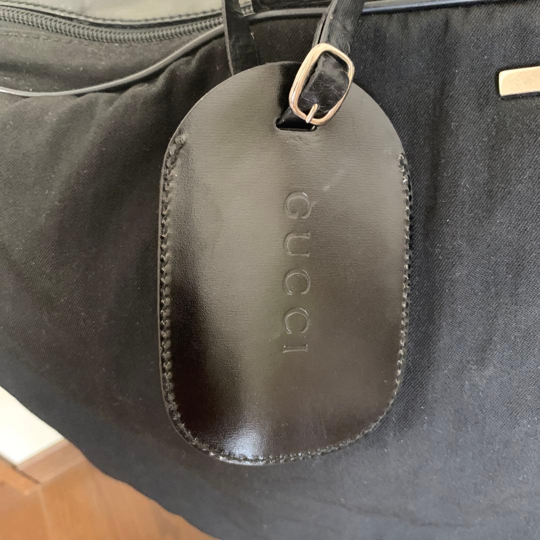 ◇ GUCCI グッチ ボストンバッグ トラベルバッグ キャンバス×レザー ◇