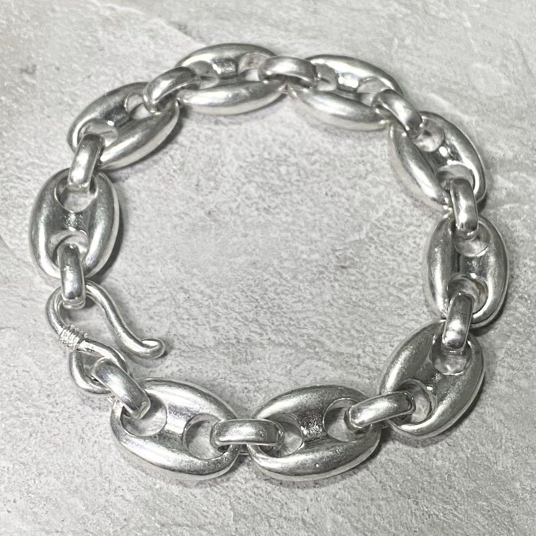 シェーヌ アンカー シルバー925 ブレスレット チェーン ヴィンテージ