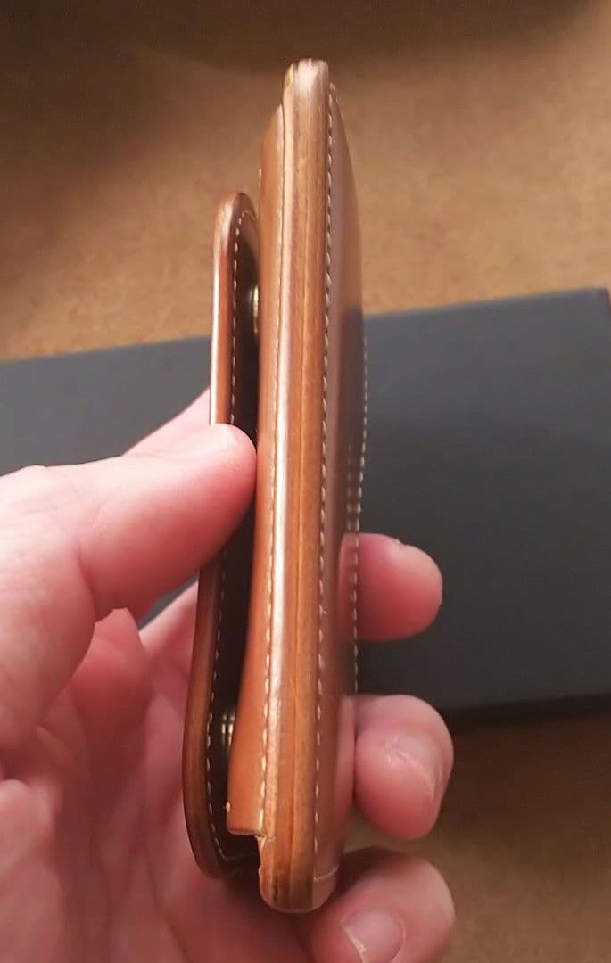 ワイルドスワンズ 国産コードバン タング ナチュラル ganzo