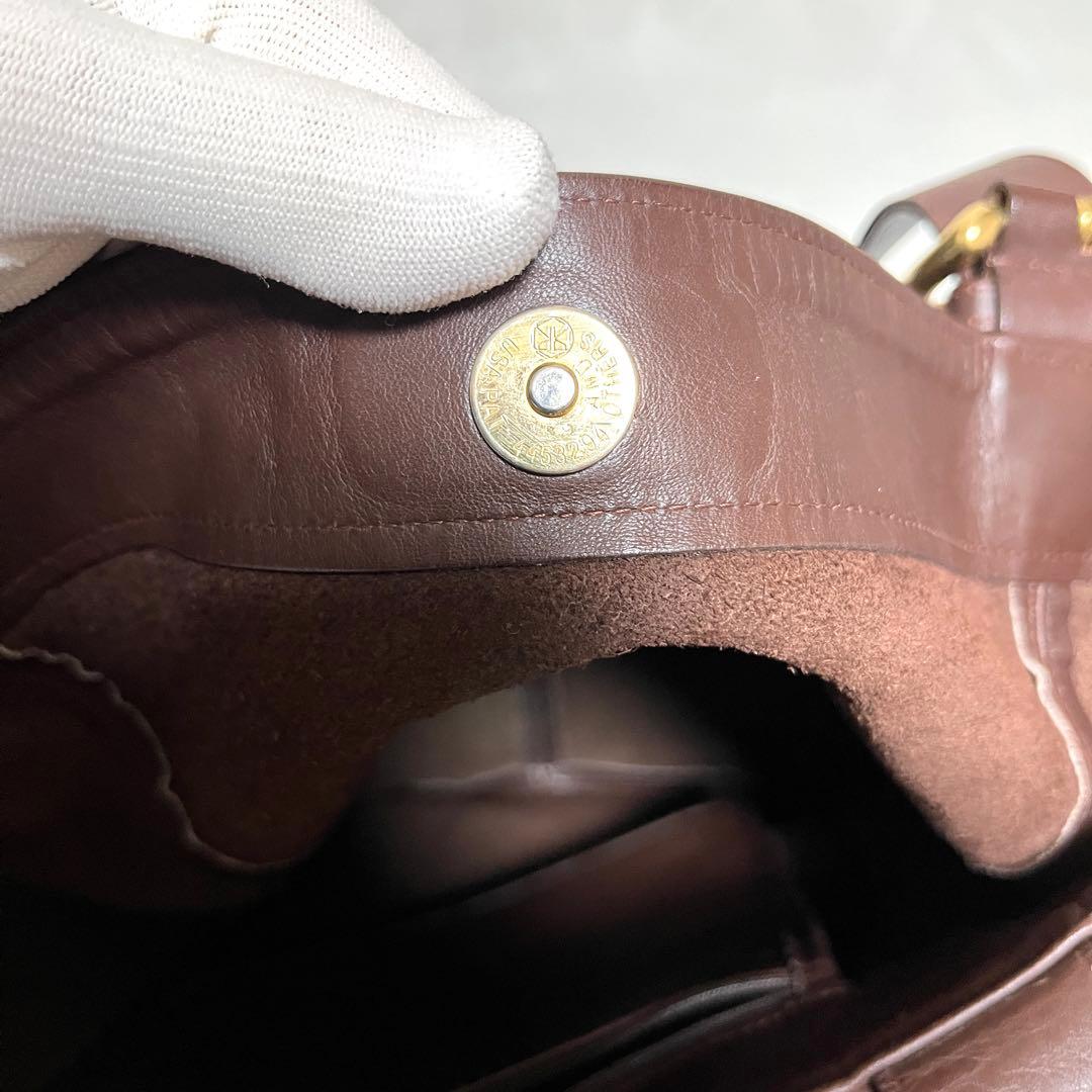 美品 OLD COACH オールドコーチ4082 ブラウン トートバッグ