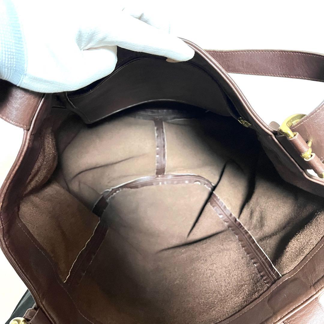 美品 OLD COACH オールドコーチ4082 ブラウン トートバッグ