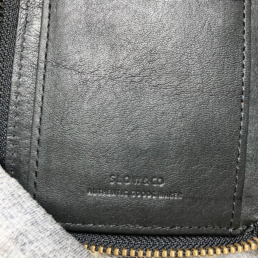 スロウ L字ファスナー コンパクトウォレットブライドル 本革