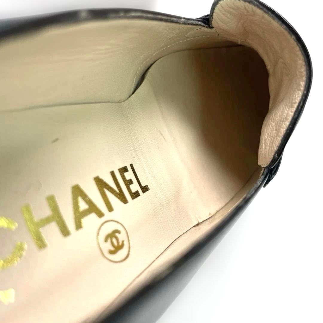 CHANEL シャネル ココマーク Vintage ローファー ヒール　パンプス