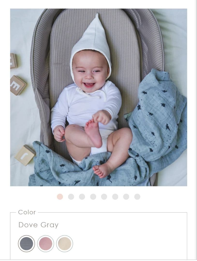 neomamaism 折りたたみ式 ベッドインベッド ダークグレー