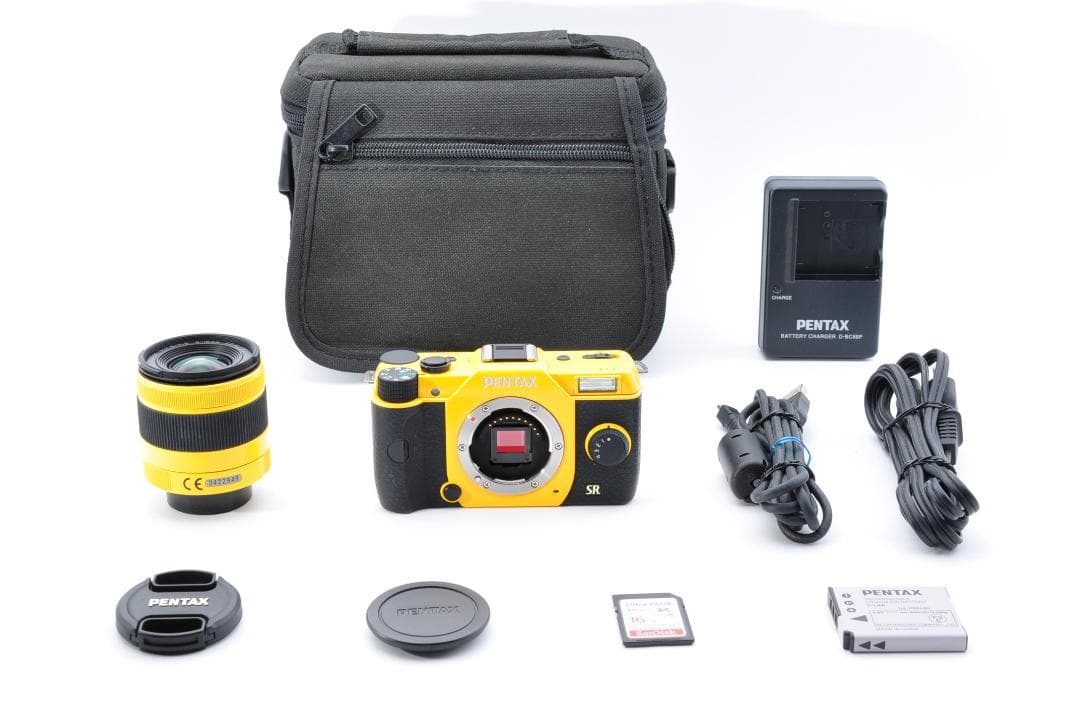 PENTAX ペンタックス Q7 イエロー 249ショット 動作確認済 #101