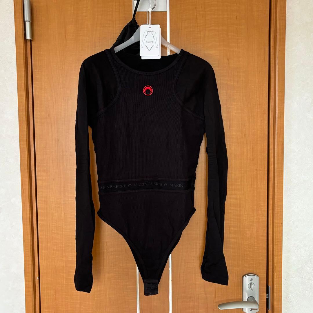 ☆人気☆マリーンセル ブラックロングスリーブボディスーツ