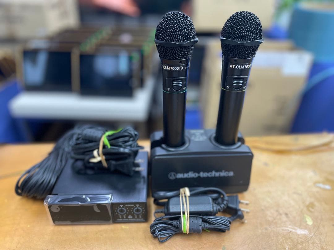 オーディオテクニカ赤外線ワイヤレスマイクセットCR7000+CLM7000