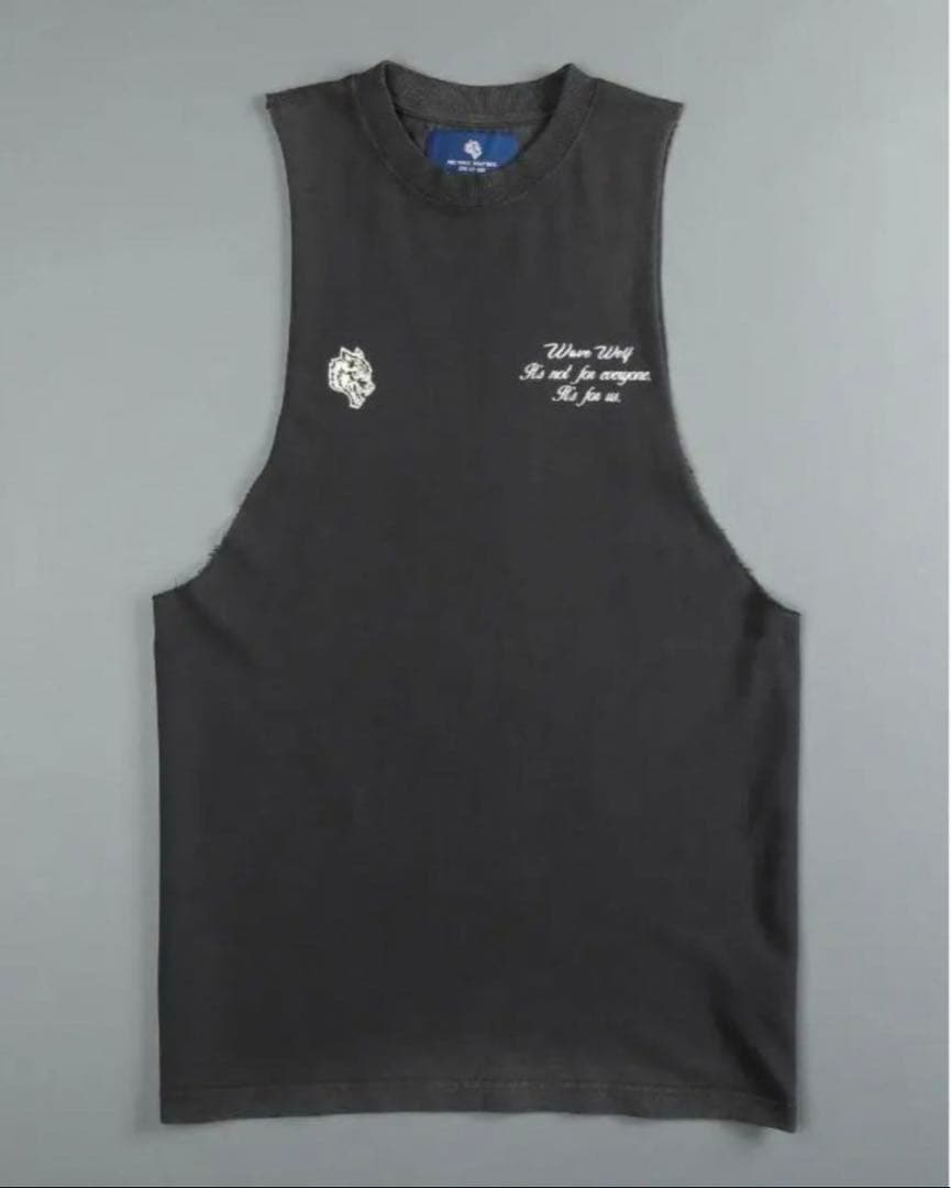 55●●レア　ダルクスポーツdarc sport 波　タンクトップ　S グレー