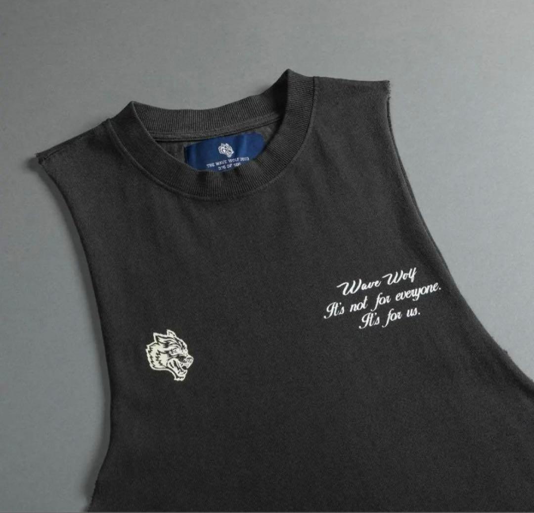 55●●レア　ダルクスポーツdarc sport 波　タンクトップ　S グレー