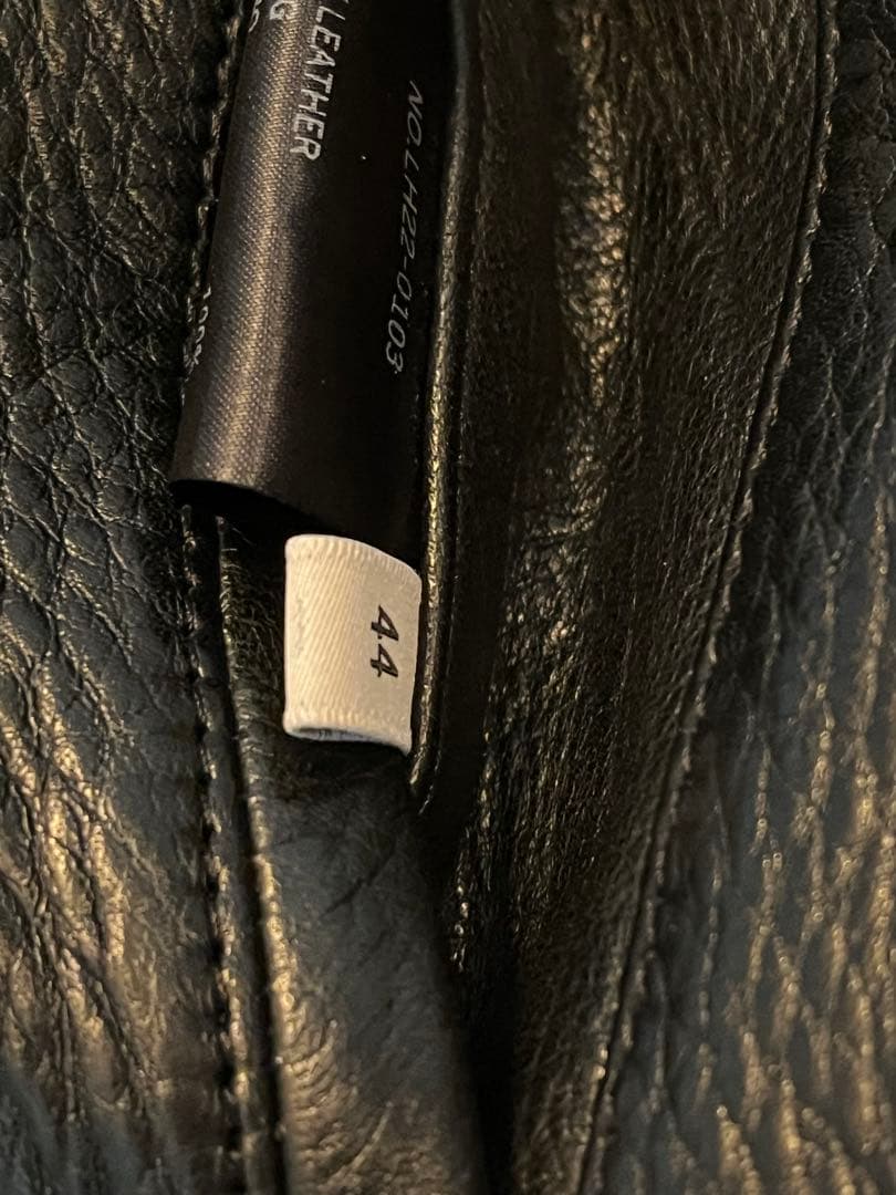 リチュウムオム　シングルライダース 美品　専用ハンガー付き