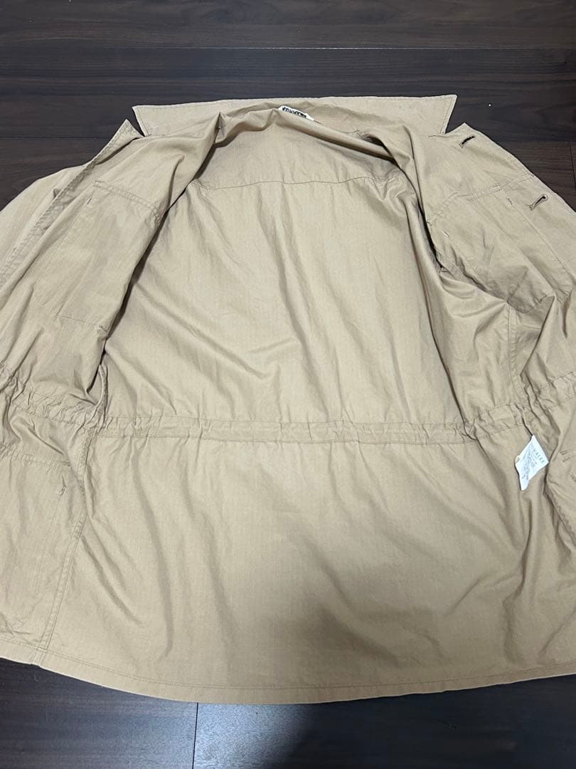 AURALEE ベージュ ミリタリージャケット　サイズ1