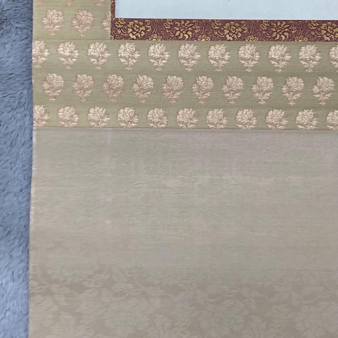 掛軸　三輪良平作　立雛　桃の節句　共箱　落款有　二重箱入