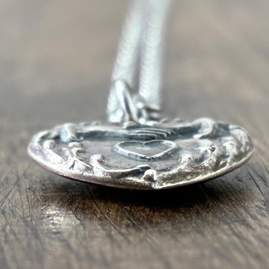 専用 ハンドシェイク 握手 シルバーヴィンテージネックレス